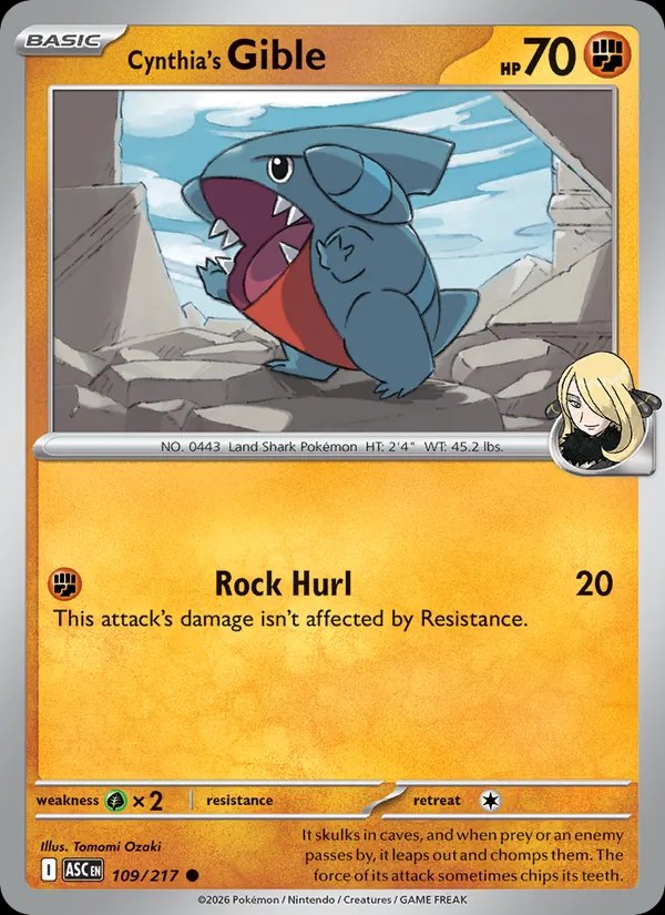 Cynthia's Gible
