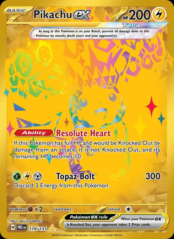 Pikachu ex - 179/131