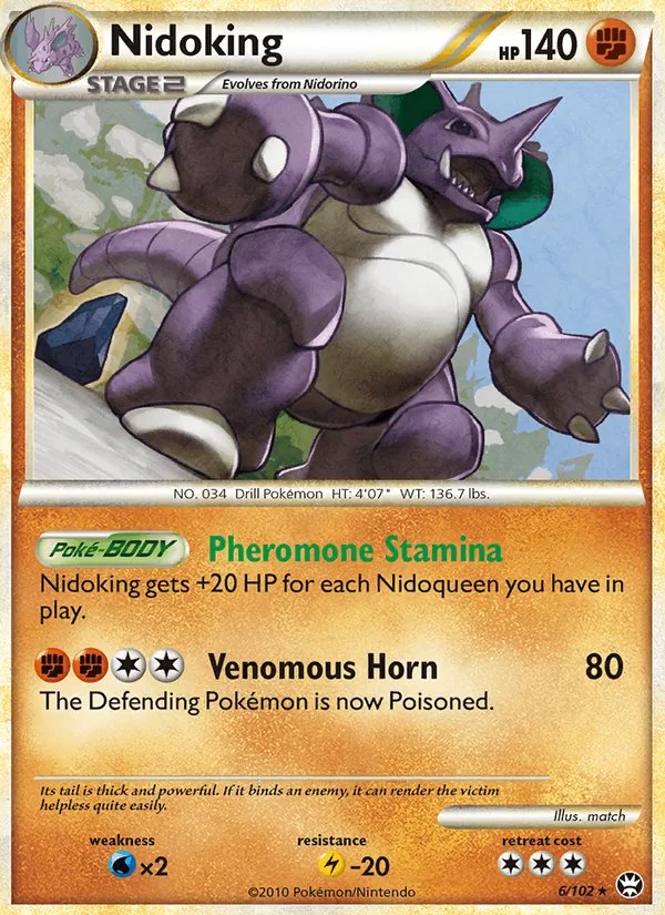 Nidoking - 6/102