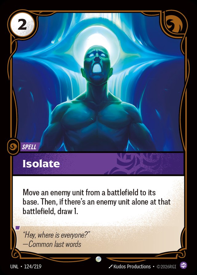 Isolate