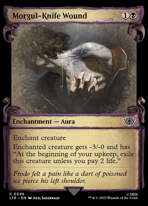 Morgul-Knife Wound (Showcase Scrolls)