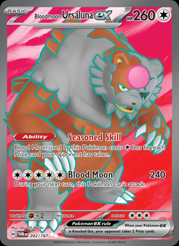 Bloodmoon Ursaluna ex - 202/167