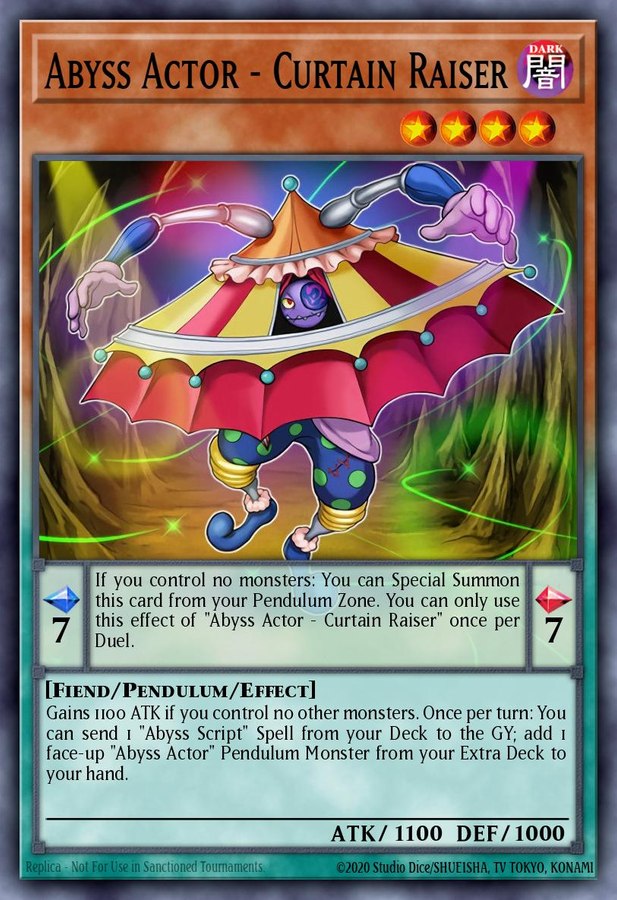 Abyss Actor - Curtain Raiser