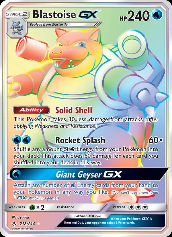 Blastoise GX - 010/054