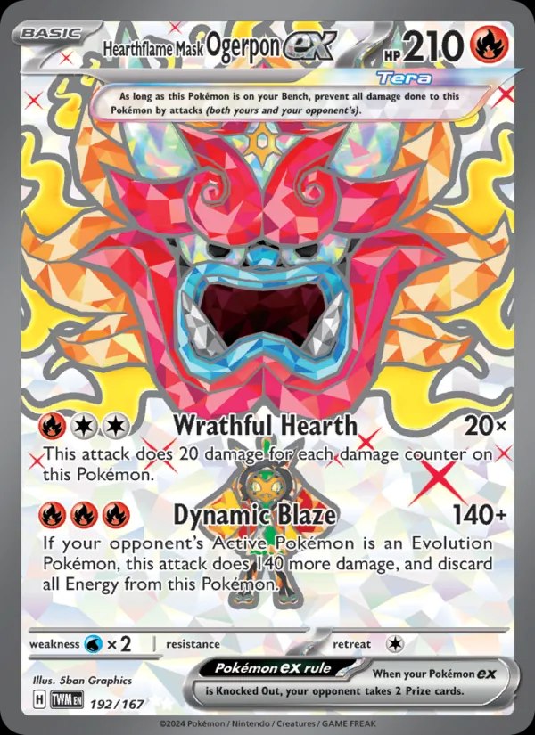 Hearthflame Mask Ogerpon ex - 192/167