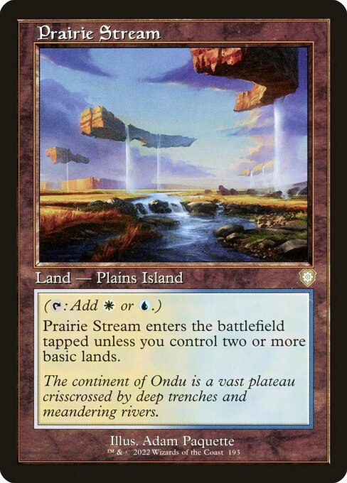 Prairie Stream (Retro Frame)