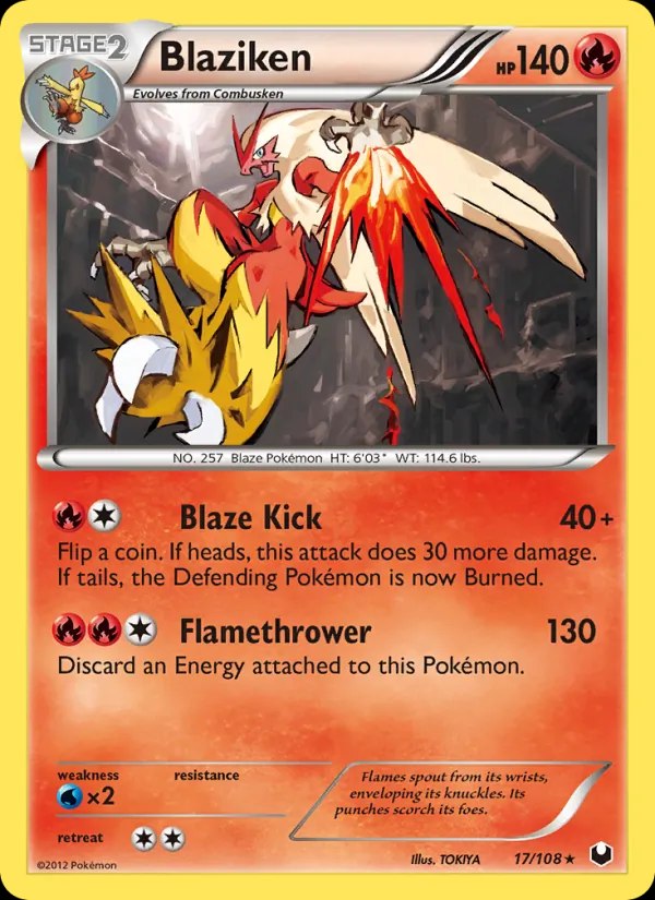 Blaziken - 6/70 (Non-Holo)