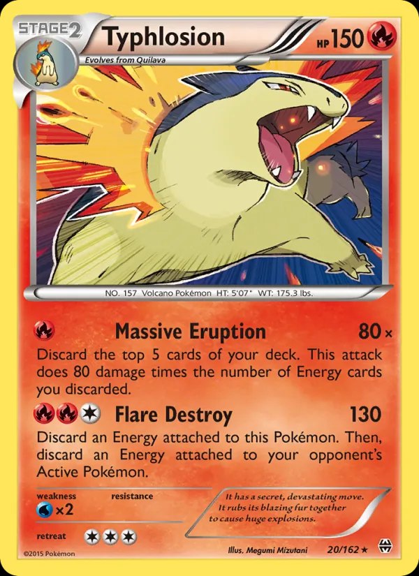 Typhlosion - 20/162 (Cosmos Holo)