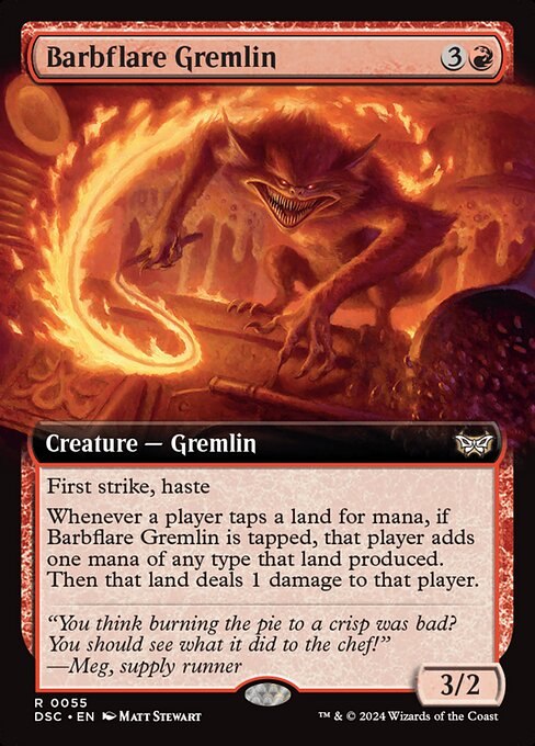 Barbflare Gremlin (Extended Art)