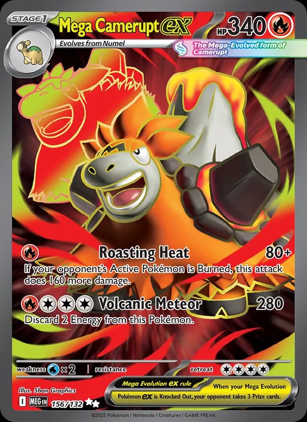 Mega Camerupt ex - 156/132