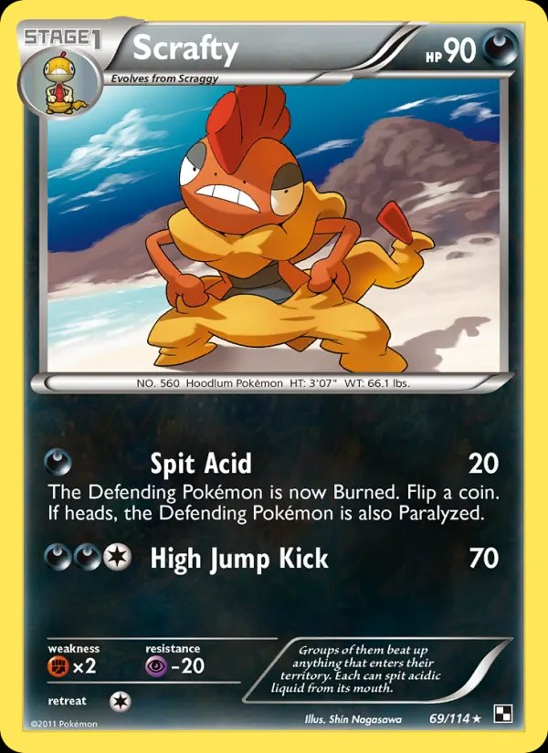 Scrafty - 188 (Cosmos Holo)