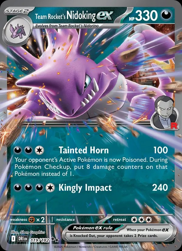 Team Rocket's Nidoking ex