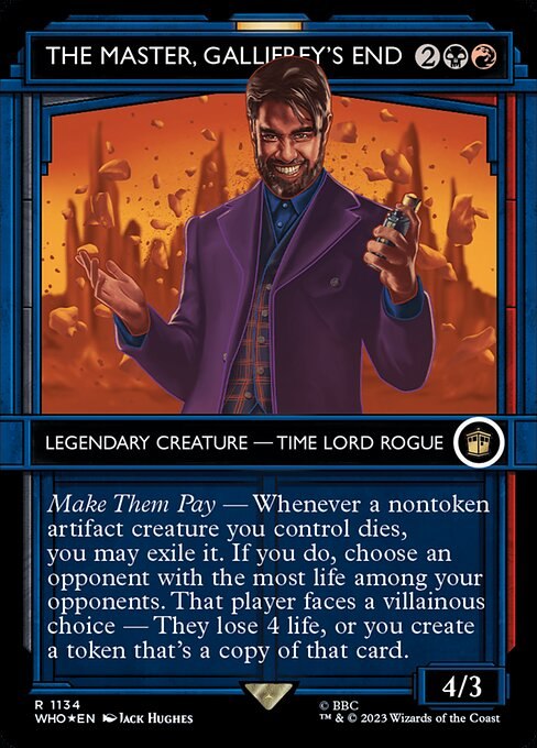 The Master, Gallifrey's End (Showcase) (Surge Foil)