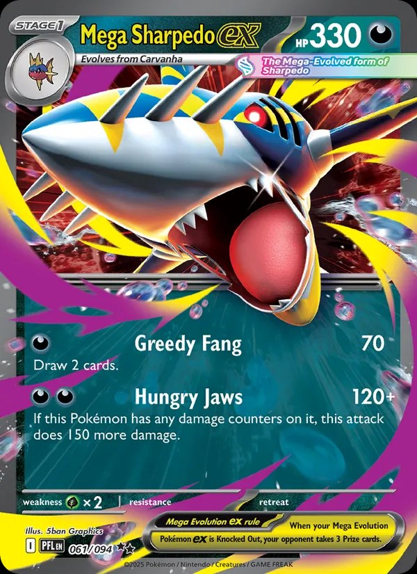 Mega Sharpedo ex - 113/080