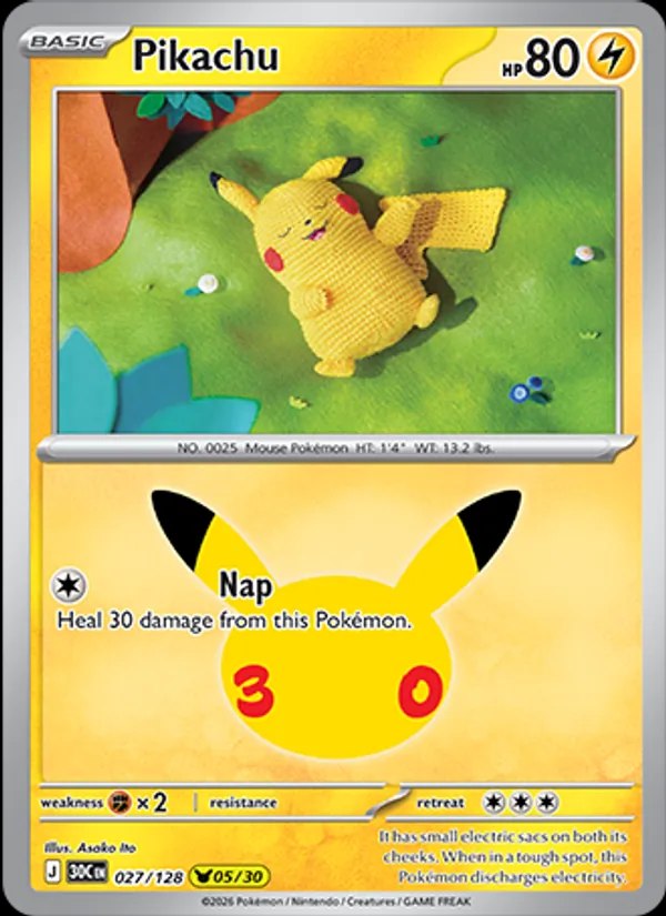 Pikachu - 027/128