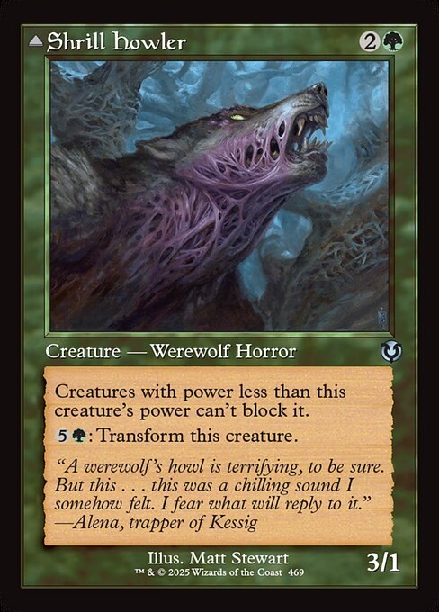 Shrill Howler (Retro Frame)