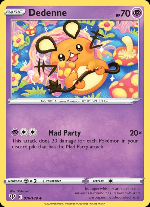 Dedenne - 78/189 (Pokemon League) [Thank You]