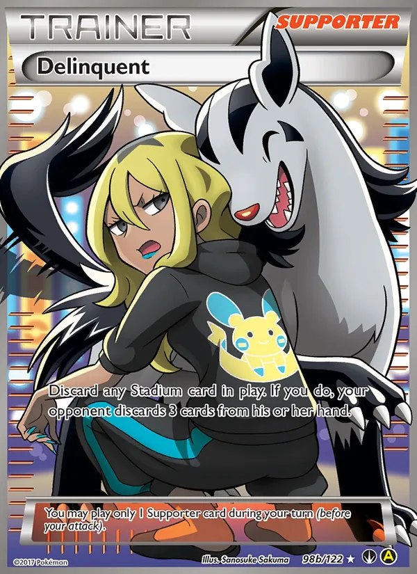 Delinquent - 98b/122 (Full Art)