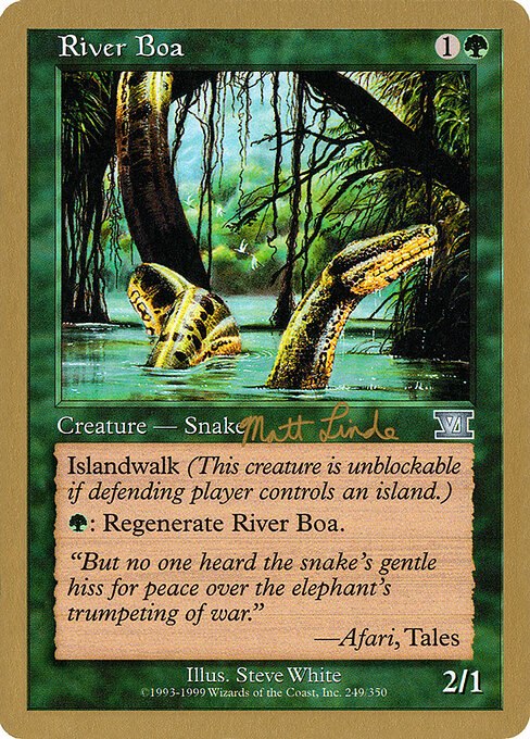 River Boa - 1999 Matt Linde (6ED)