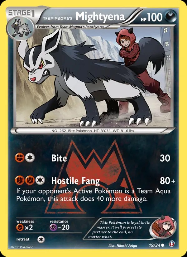 Team Magma's Mightyena