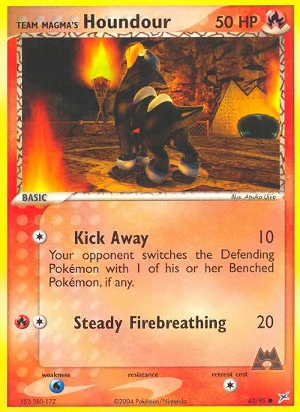 Team Magma's Houndour - 63/95