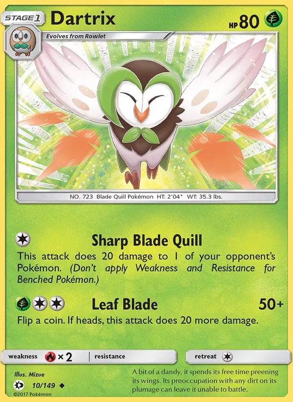 Dartrix - 10/149 (Cosmos Holo)