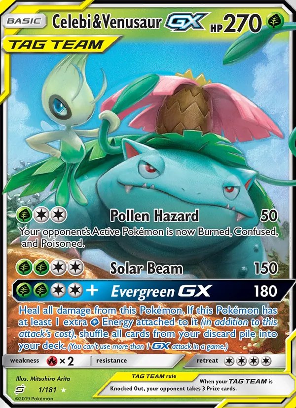 Celebi & Venusaur GX - 110/095