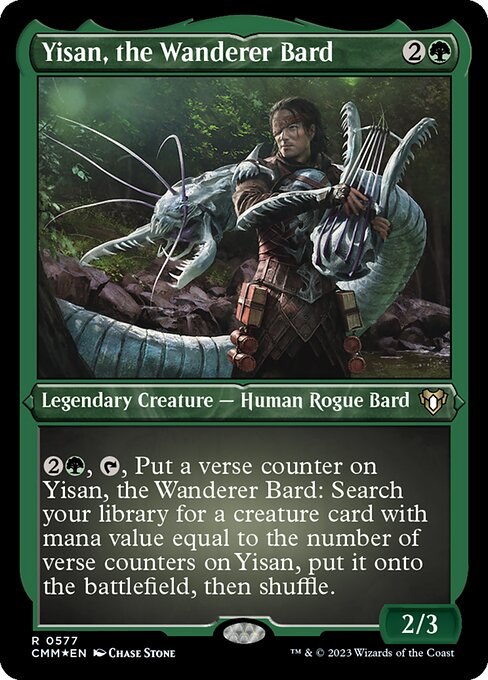 Yisan, the Wanderer Bard (Foil Etched)