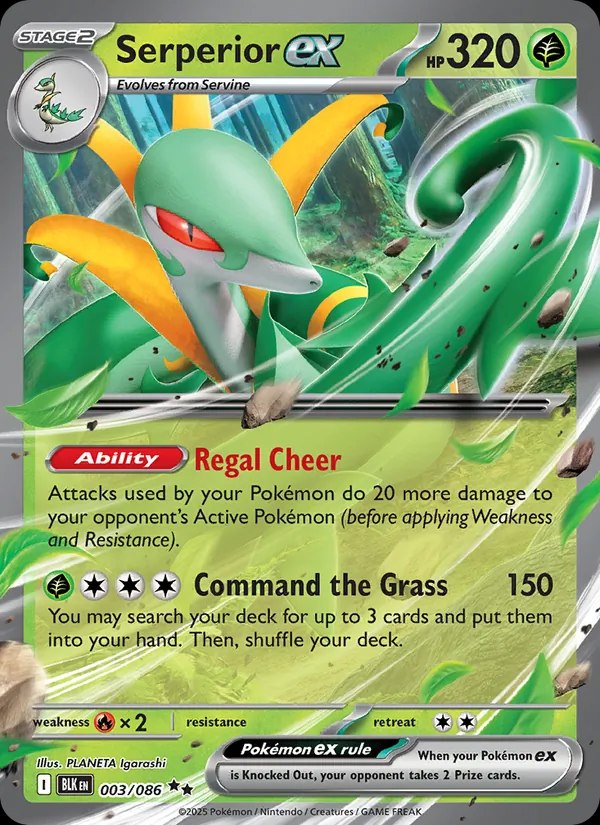 Serperior ex (Mirror Holo)
