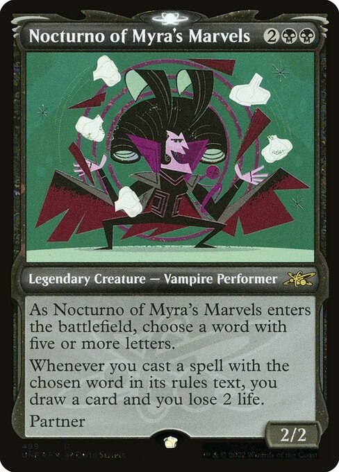 Nocturno of Myra's Marvels (Showcase) (Galaxy Foil)