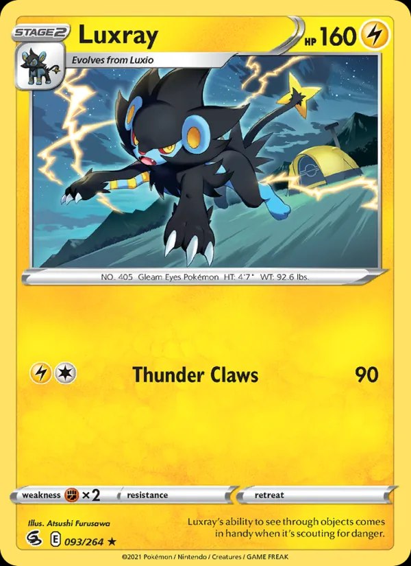 Luxray - 096/264 (#47 Pikachu Stamped)