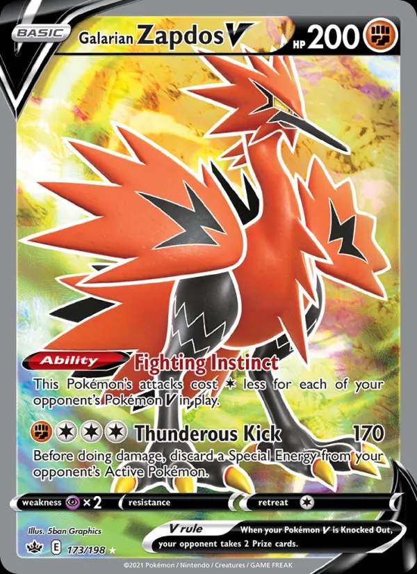 Galarian Zapdos V - 421/414