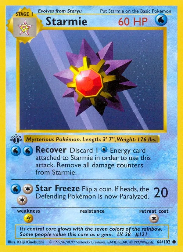 Starmie (Mirror Holofoil)