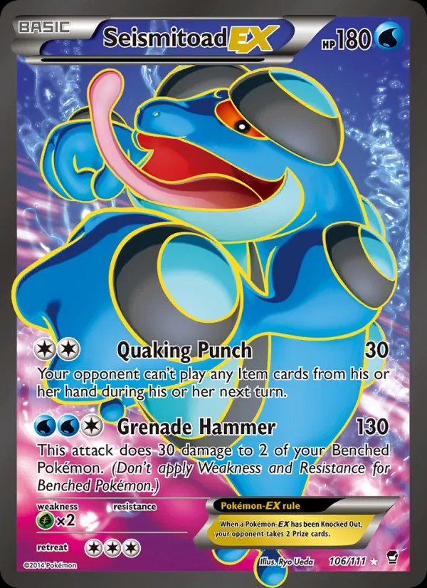 Seismitoad EX (106 Full Art)