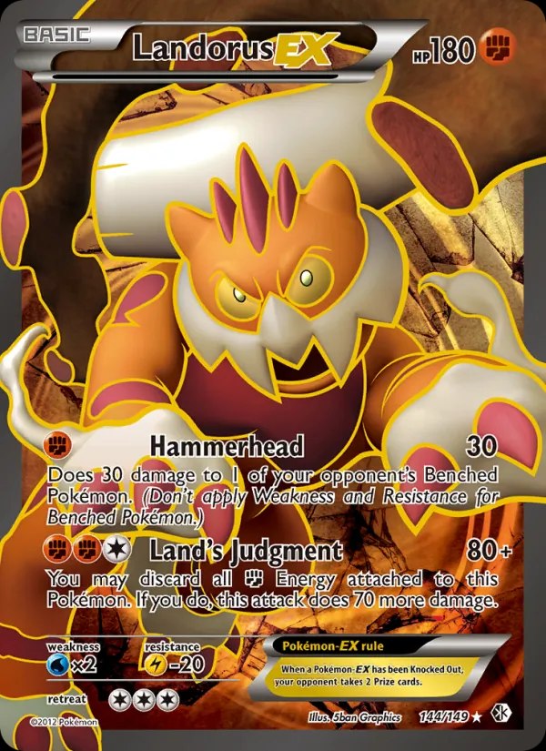 Landorus EX (144 Full Art)
