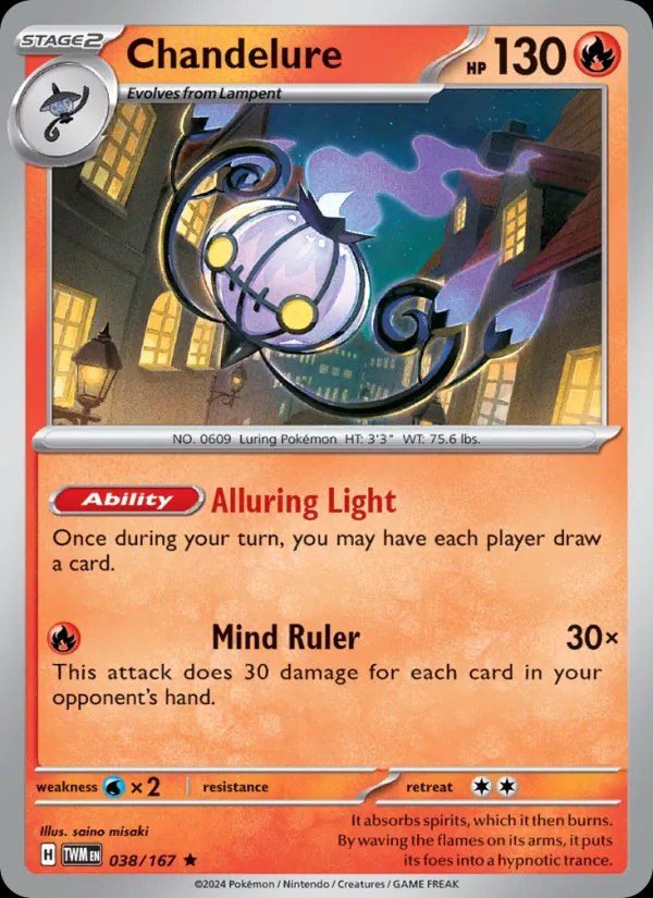 Chandelure - 38/167 (Cosmos Holo)