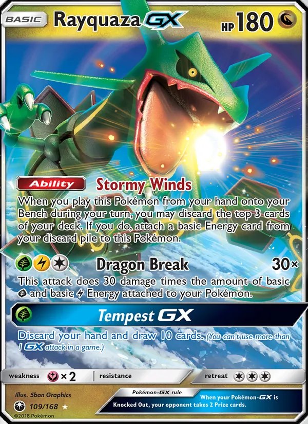 Rayquaza GX - 177a/168