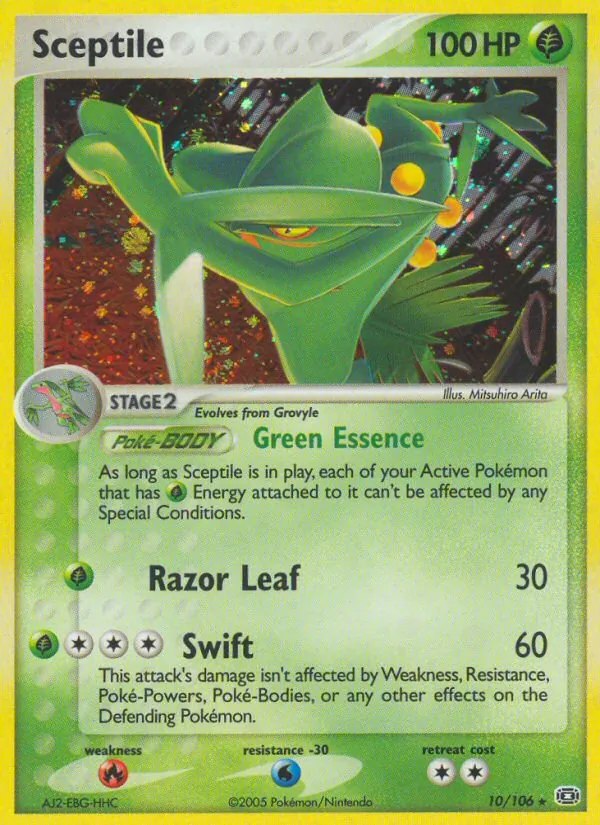 Sceptile - 10/106(EX Emerald)