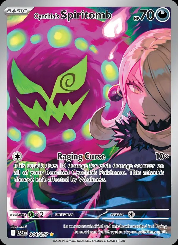 Cynthia's Spiritomb - 244/217