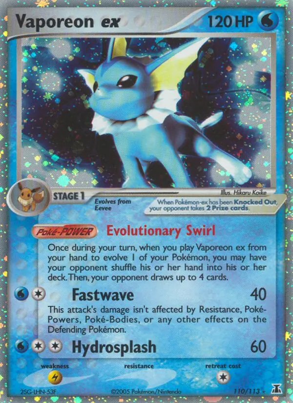 Vaporeon ex - 205/187