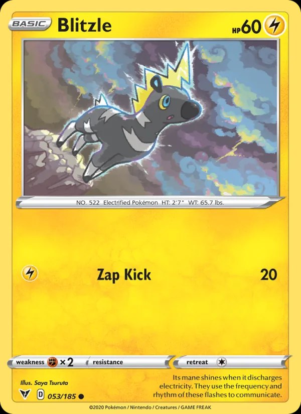 Blitzle - 053/185 (#30 Pikachu Stamped)