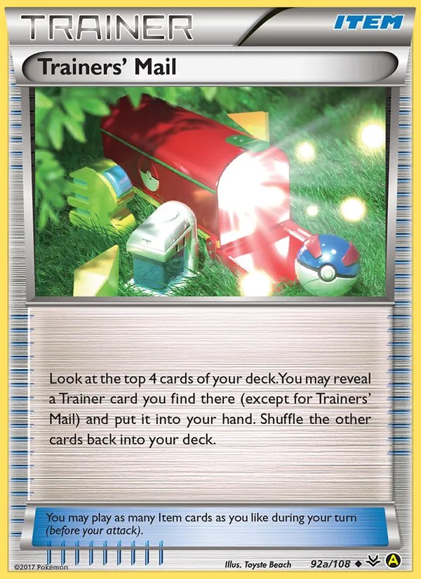 Trainers' Mail - 92a/108 (Holo)