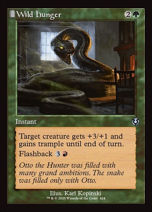 Wild Hunger (Retro Frame)