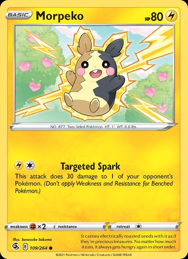 Morpeko - 109/264 (#23 Pikachu Stamped)