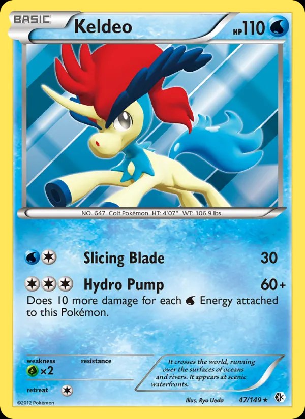 Keldeo - 162/BW-P