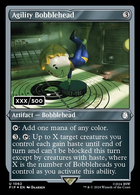 Agility Bobblehead (Serial Numbered)