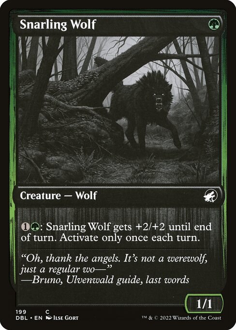Snarling Wolf (199)