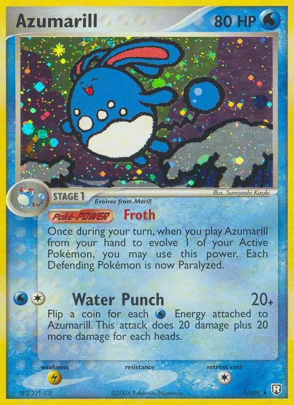 Azumarill - 1/109 (EX Team Rocket Returns)