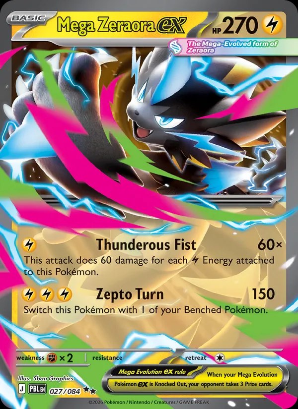 Mega Zeraora ex - 026/081
