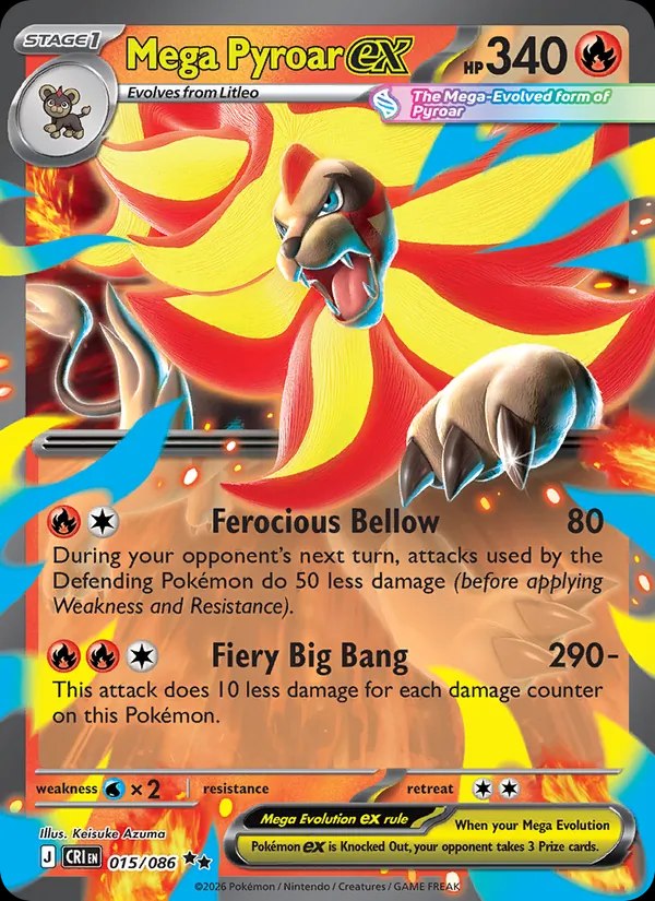 Mega Pyroar ex - 015/083